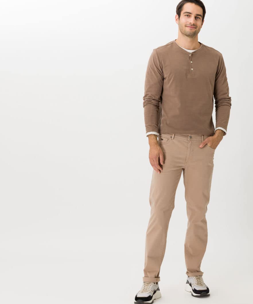 BRAX Straight Fit Hose Cadiz Cotton Satin Stretch Nachtblau