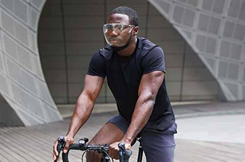 Fulier Transparent Face Shield Anti-Fog Shield For Glasses Washable Fashion Outdoor Protective Clear Face Mask 5Pcs Reusable 5 Packs #TOP2