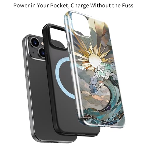 Goodon for iPhone 14 Plus Case, Cute Wildflower, MagSafe Compatible - image 3