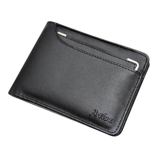 Carteira Masculina de Couro Artlux (Preto)