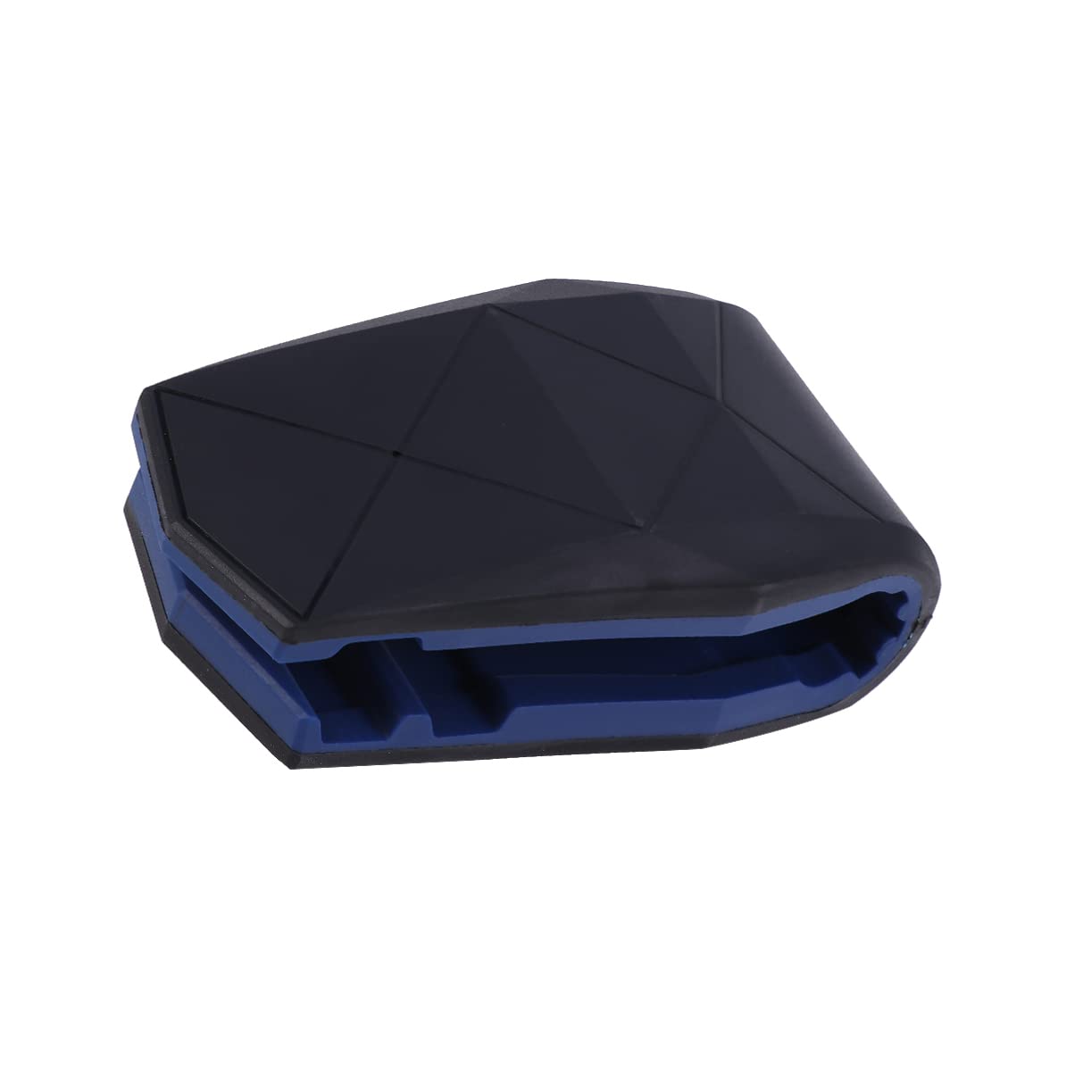 Hemobllo Supporto Cellulare Auto Clip a Coccodrillo Multiuso in Plastico Blu, Portacellulare Compatto e Pratico per Cruscotto e Ufficio