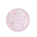 Produktbild Dylandy Abflussfilter für Spülbecken, Kunststoff, Blumen-Muster, für Badezimmer, Dusche, Haarfänger, Abflussstopper, 12 cm, Weiß, Plastik, Rose, 12 cm