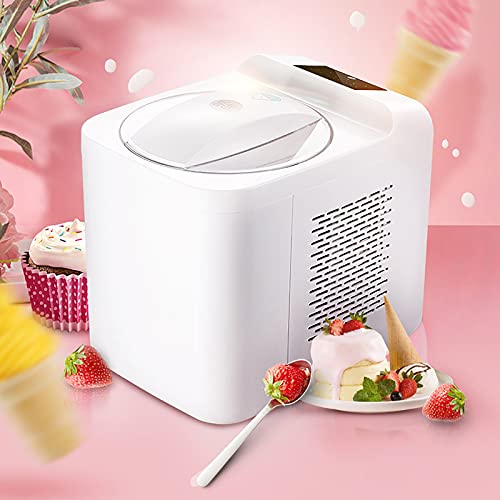 ChengBeautiful Eismaschine Eismaschine Home Ice Cream Machine Dessertmaschine Automatische Kühlung Eismaschine (Farbe… – Bild 6