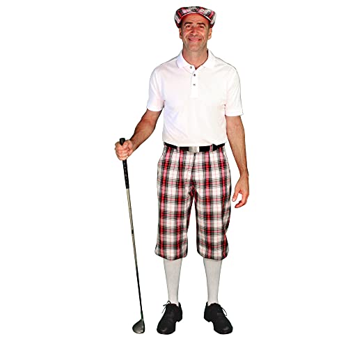 Golf Knickers Dress Stewart Golf Outfits - Mens - White - Size: 46 / Medium Shirt