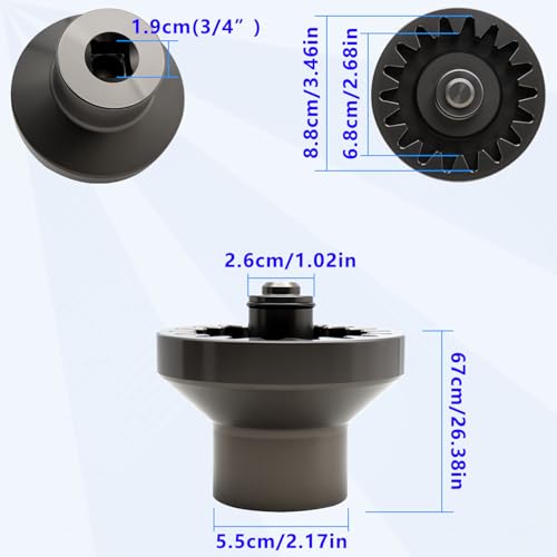 Image of ZKTOOL Center Lock Wheel Nut Socket for Lamborghini Dani, 3 /4 Drive. Anti-Theft Wheel Socket, Anti-Theft Screw Socket Socket. 470012257 Black