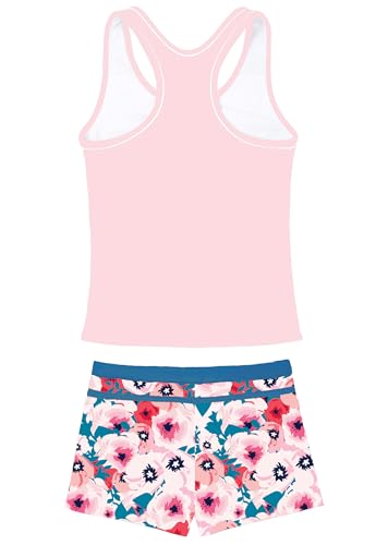 Image of Little Girls' Summer Swimwear Two Piece Boyshort Tankini Kids Swimsuit