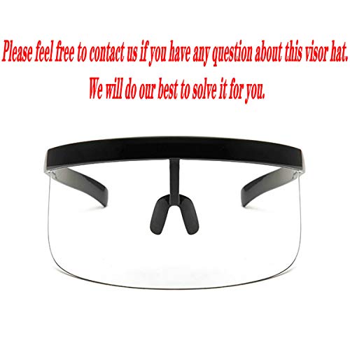 laureles Futuristic Oversized Shield Visor Sunglasses Women Flat Top 172mm sand glasses frame Sun Glasses Men3