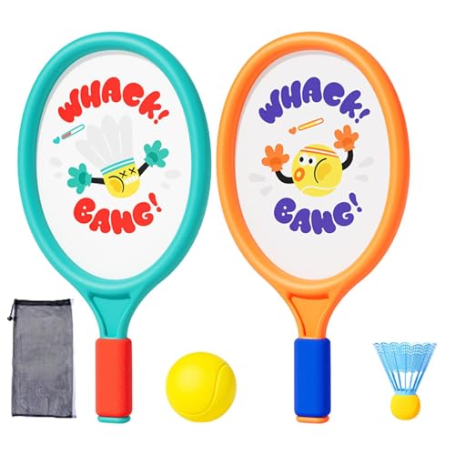 Juego de bádminton, juego de raquetas de bádminton, juego de bádminton, juego de bádminton, juego de raquetas de bádminton, resistente para el mango suave