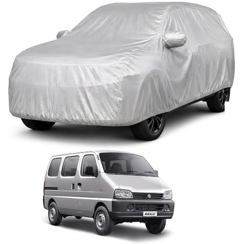 Image of Autofact Car Body Cover Compatible with Eeco | Custom Fit Car Cover | 100% Water-Resistant| Triple-Stitched Lightweight Fabric | Dustproof | Indoor & Outdoor Use | Elastic Bottom