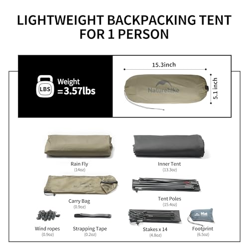 Naturehike Cloud-Up 1 Person Tent