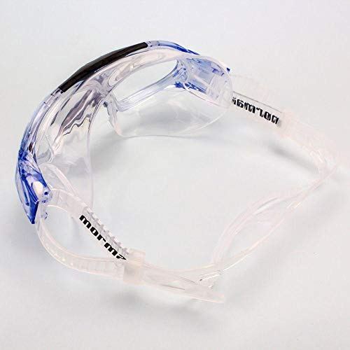 Oculos de natação Orbit, corpo transp/aro azul/lente transp, Único