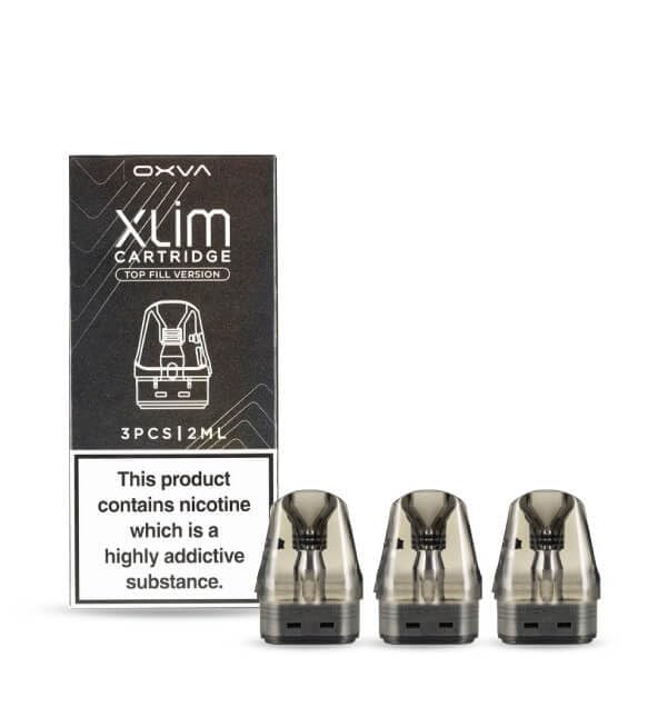 Xlim V3 1.2 Ohm Replacement Pods For OXVA Xlim, Xlim Pro & Xlim SE kit Kits, 2ML, Pack Of 3 No Nicotine.