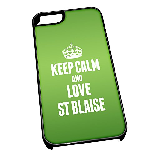 Cover per iPhone 5/5S Verde 0540 Keep Calm And