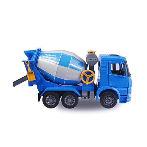 LIUFS Manual Sliding Engineering Truck Transport Cement Mixer Engineering Model Children's Toy Car