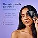 Gimme Hair Brush - Mini Travel Detangler Brush for Thick Hair with Anti-Static, Heat-Resistant & Flexible Nylon Bristles - Hair Tools for Women, Teens & Girls, Black