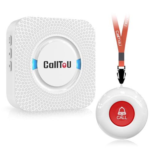 CallToU Caregiver Pager Wireless Call Button Nurse Alert System 500+...