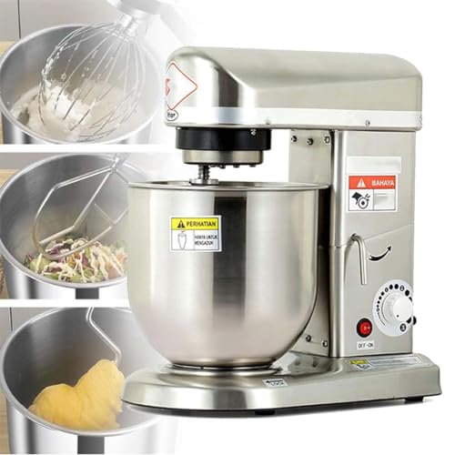 Robot pâtissier électrique 500W et batteur avec bol acier inoxydable
