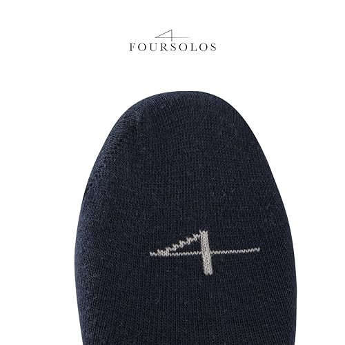 Men’s Cotton No-Show Socks, 5-Pack, Non-Binding, Breathable, Soft, Durable, Ideal for Everyday Wear4