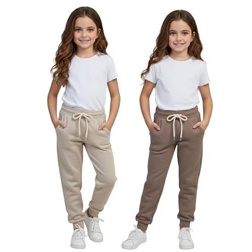 deiko 100% Baumwolle Babyhosen Kinderhosen | 2 er-Pack Lässig...