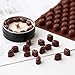 Inn Diary Mini Coffee Beans Chocolate Ice Cube Mold,Cake Decoration Silicone Baking Molds (3 pcs)