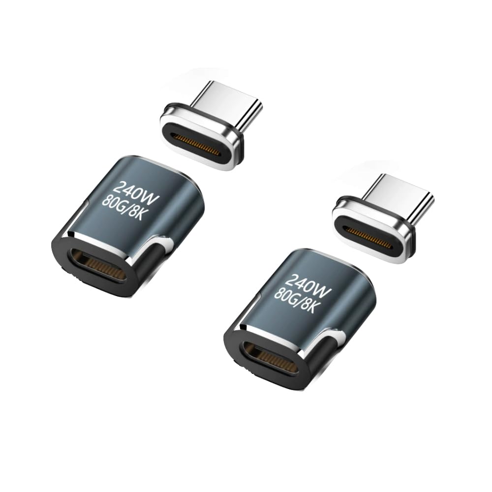 Amazon.co.jp: YFFSFDC USB-Cマグネット式 Type C 変換アダプタ USB4.0