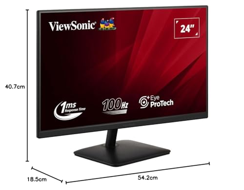 VA2408-MHDB Monitor LED IPS SuperClear FHD da 24" con VGA, HDMI, DipsplayPort, USB, altoparlanti - Monitor - Immagine 6