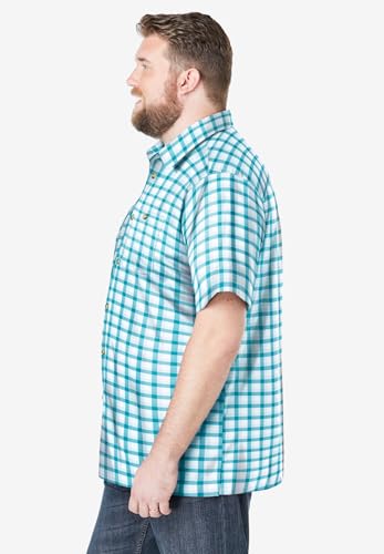 KingSize Men's Big & Tall Check Short-Sleeve Sport Shirt3