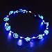 Produktbild JohnJohnsen LED Glühender Kranz Blume Krone Haarband Hochzeit Blumengirlande Festival Blume Kopfschmuck Haar Zubehör Festival