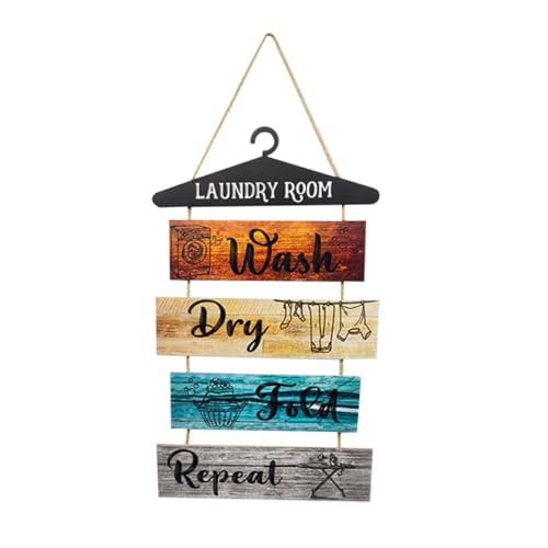 Generisch Deko Willkommensschild Wäschezimmer Holzschild Zum Aufhängen Wohnzimmer Dekoration Deckel Wäschekörbe Für Wäsche Zuhause Wäschezubehör Schlafzimmer Dekoration Individueller Teppich Vorne