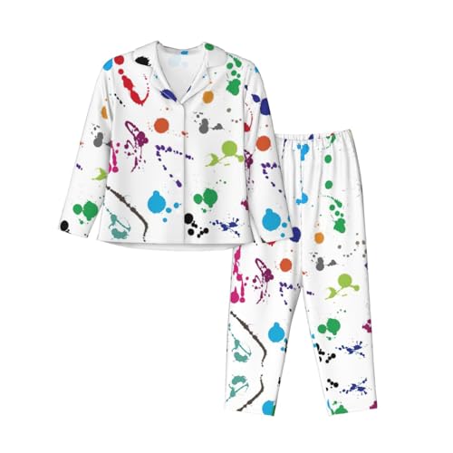 Pyjama à manches longues fluide résolvant le manque de poches et de confort