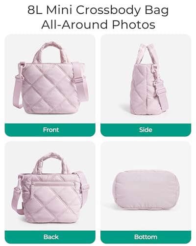 BAGSMART Small Crossbody Bags for Women, Lightweight Purses for Women, Tote Shoulder Handbags Wallet for Daily Use, Workout4