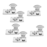 Faciles d'utilisation : ces loquets en laiton pour coffres sont faciles à fixer et à manipuler, permettant une ouverture et une fermeture fréquentes avec confort et efficacité quotidien