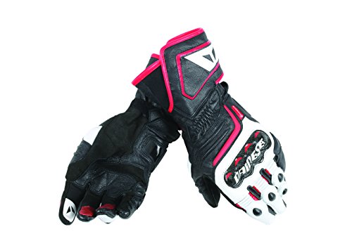 Dainese Carbon D1 Glove (XXX-Large, Black/White/Lava Red)