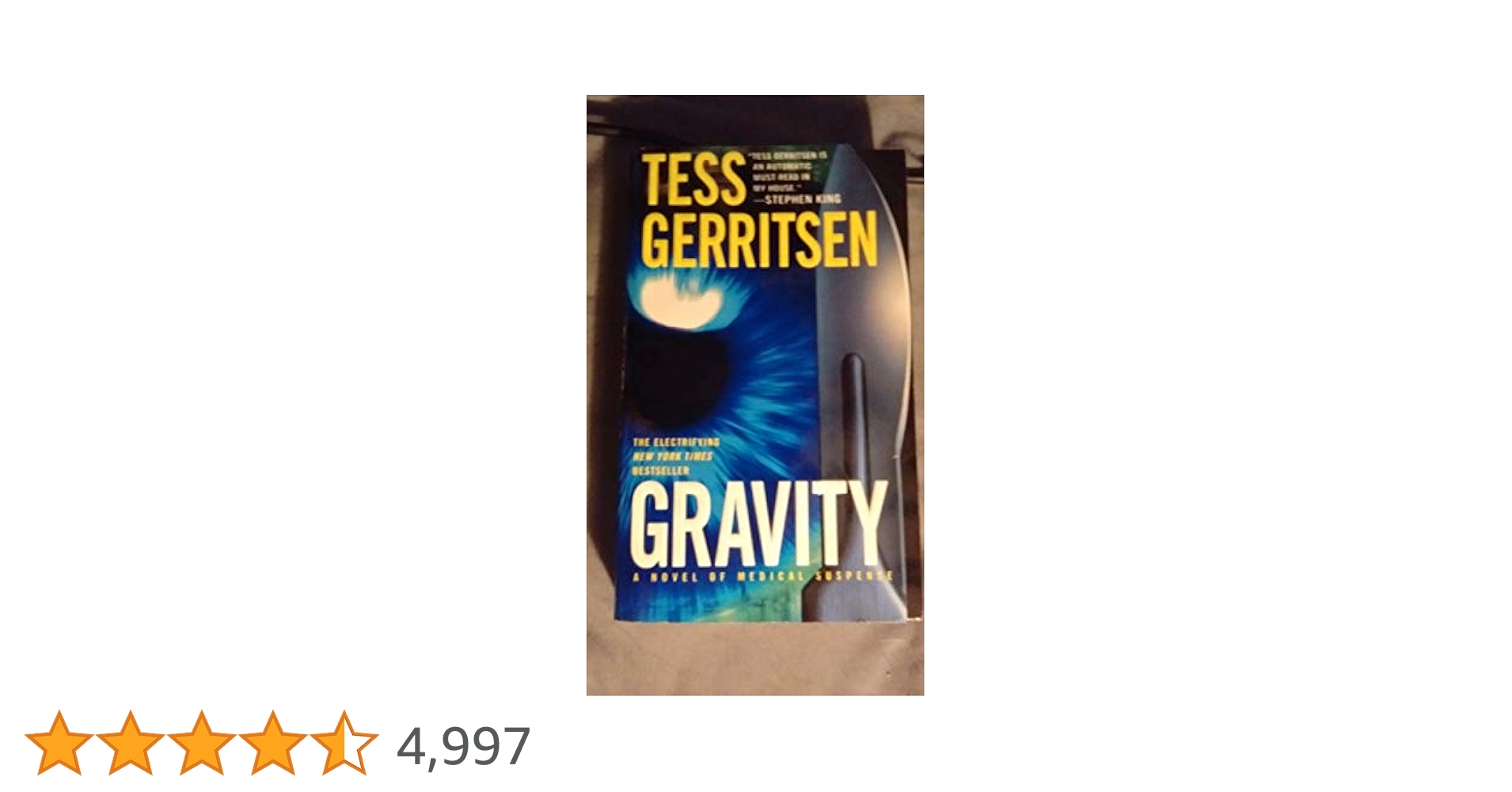Gravity: Amazon.co.uk: Gerritsen, Tess: 9780671016777: Books