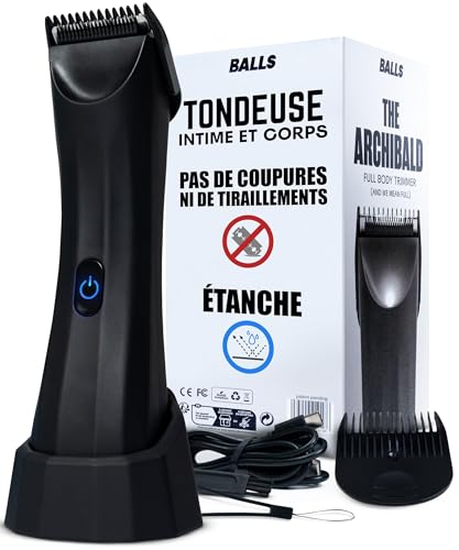 Tondeuse corps homme BALLS V3 The Archibald pour un soin intime de précision