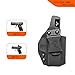 GAYALOCK IWB KYDEX Holster for H&K CC9 Pistol, Inside Waistband, Claw Compatible, Adjustable Cant (Right)