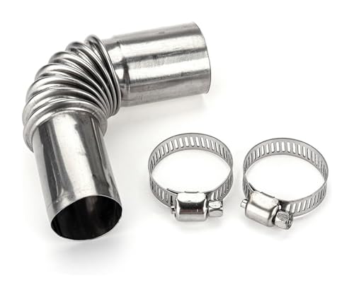 Tubo Escape Para Webasto Para Eberspacher Camión Van Barco Calentador Estacionamiento Aire Diésel Punta Escape Silenciador Coche Extremo Tubo 1/2 Uds 24mm(1pcs)