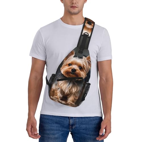 Morrales Sling para Hombre y Mujer Negro miniatura 2