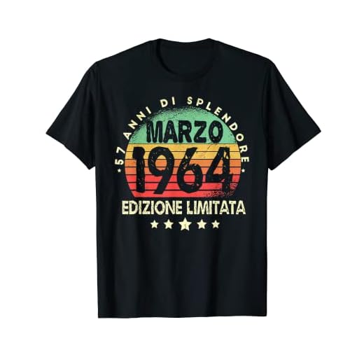 1964 Año 1964 57 años cumpleaños hombre regalo marzo 1964 Camiseta