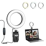 Video Conferencing Lighting Kit, Led Ring Light Clip, for Computer Camera Lighting,Remote...