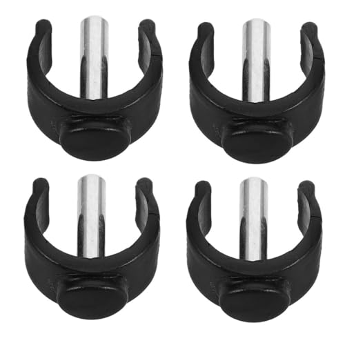 IWOWHERO 4pcs Walking Cane Pin Locks Replacement Grip Handle for Walker Attachments Hand Grip for Walking Sticks