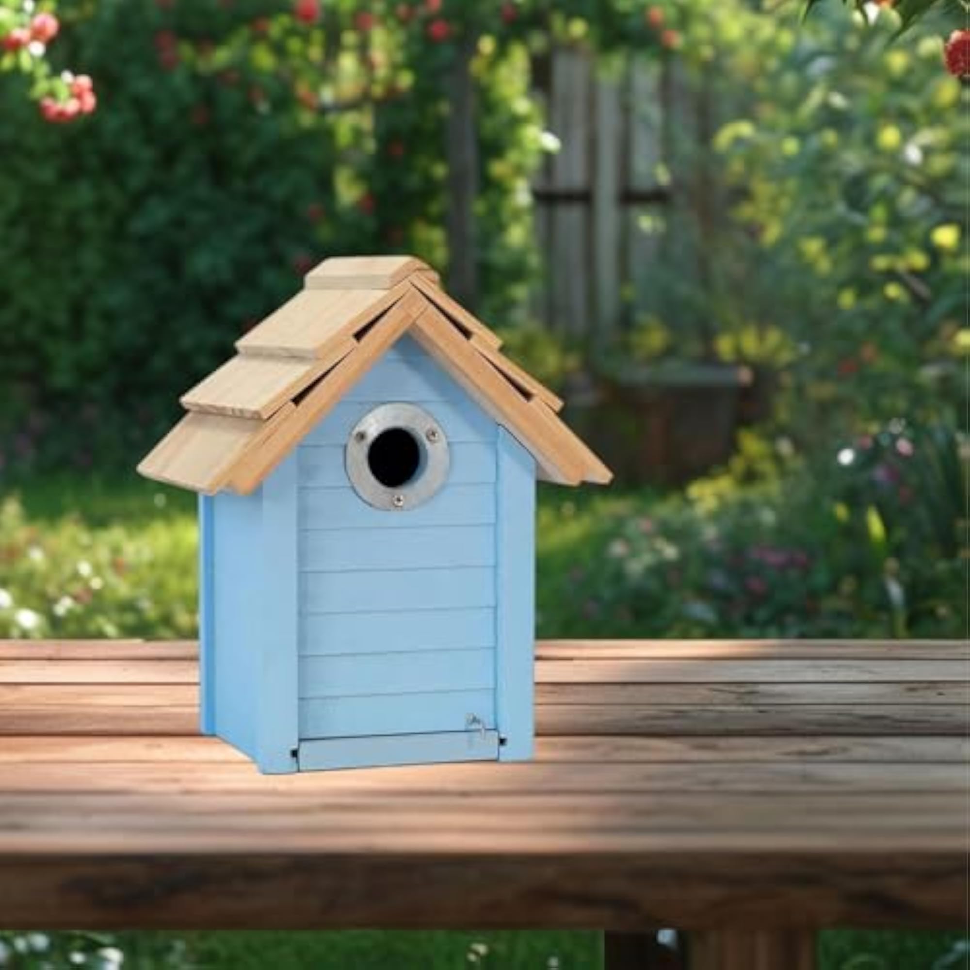 Decorative Wooden Bird House for Small Birds