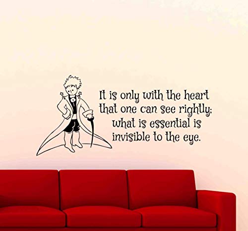 Vinilo decorativo de pared Prince Letters Baby Cartoon