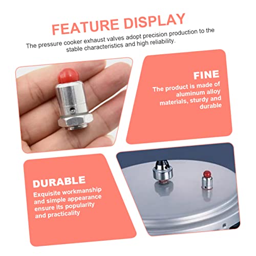 Válvulas de seguridad para olla de presión Kitchen Cooker 4 piezas reemplazo para extractores de ollas de presión miniatura 3