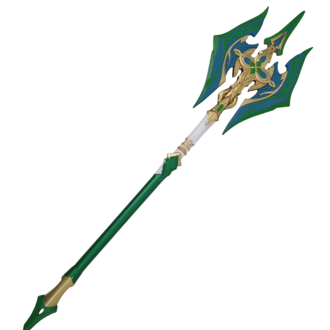 damdos Halloween Prop Cosplay Sword Feixiao Axe,40" Feixiao Axe PU Foam Swords Weapons Fancy Party Costumes Accessories Yanqing Sword Birthday Gifts