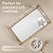Niagara Crib 2 Pack 100% Waterproof Mattress Protector, Soft Breathable Crib Mattress Protector with Deep Pocket, Mattress Pad for Toddler and Baby (52x28, White) - Viscose Made from Bamboo