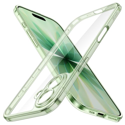 Image of JETech Slim Case for iPhone 17 6.3-Inch with Camera Lens Full Protection, Ultra-Thin Lightweight Clear Minimalist Protective Phone Cover (Sage)