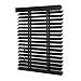 Produktbild Ventanara® Holzjalousie 50mm Holz Jalousie Matt Jalousette Echtholz (140 x 180 cm, schwarz)