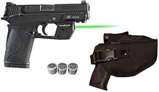 Laser Kit for S&W Smith-Wesson® Shield™ EZ® 380 and 9mm, M&P22 Compact w/ Holster, Touch-Activated ArmaLaser TR28 Green Laser Sight & 2 Extra Batteries