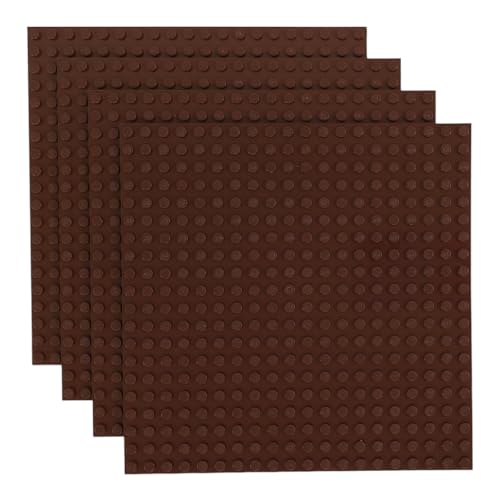 Image of Classic Baseplate - Building Kit for Toddlers & Kids - 20 x 20 Studs - 6.3 x 6.3 inches - Pack of 4 Baseplates - Compatible with Major Brands